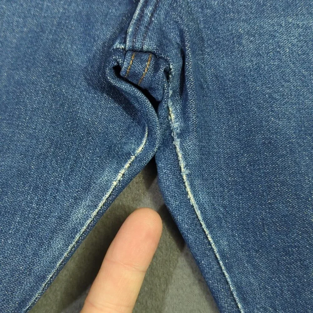 Wrangler VTG Jeans Men's 38x33 Fits 34x33 Blue 13MWZ Cowboy Cut Western USA Made